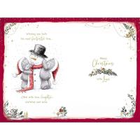 Lovely Daughter & Son in Law Handmade Me to You Bear Christmas Card Extra Image 1 Preview